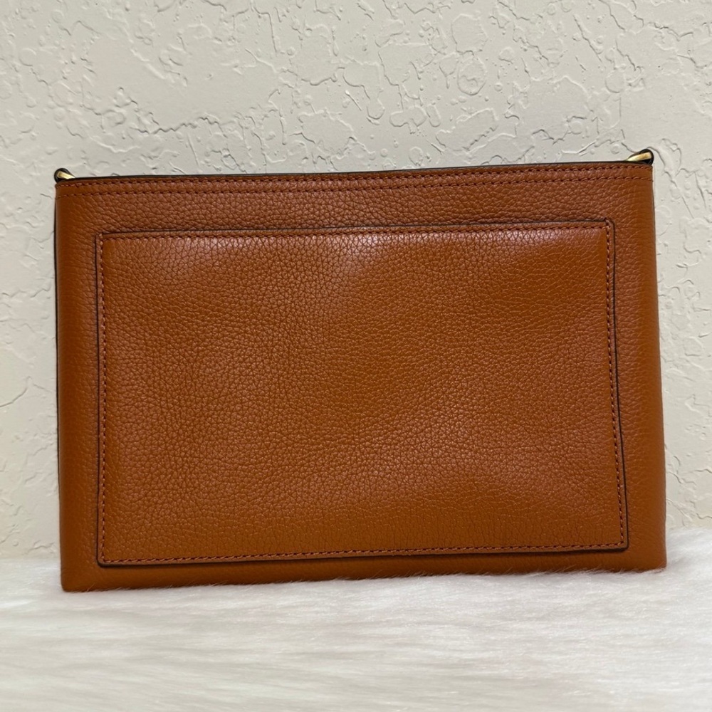 Tory Burch Tan Leather Crossbody Bag with Adjustable Strap - Picture 3 of 12